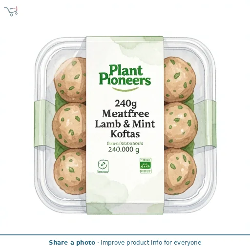 Sainsbury's Plant Pioneers 4 'No Lamb' & Mint Koftas 240g