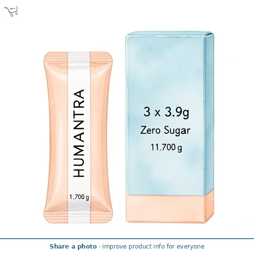 Humantra 3 x 3.9g Lychee Zero Sugar Electrolyte Drink Sachets