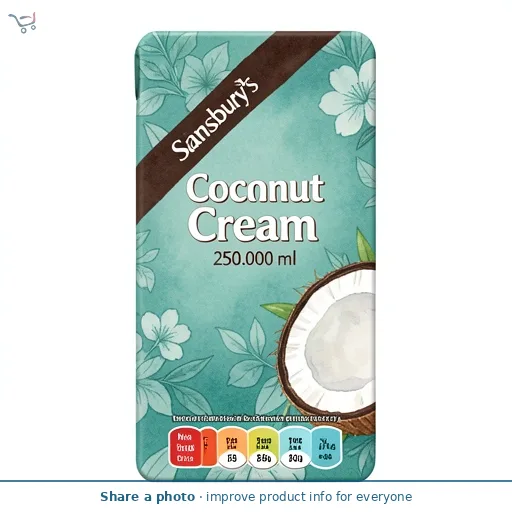 Sainsbury's Coconut Cream 250ml