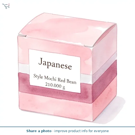 Japanese Style Mochi Red Bean 210g