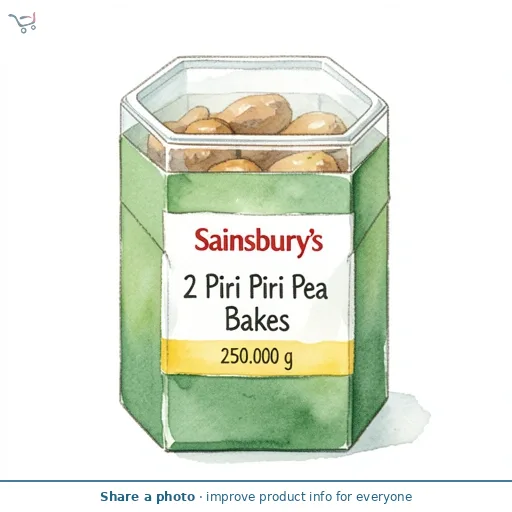 Sainsbury's 2 Piri Piri Pea Bakes 250g