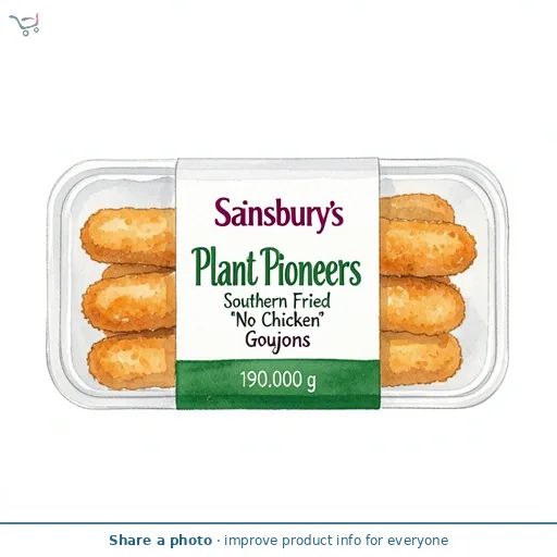 Sainsbury's Plant Pioneers Southern Fried 'No Chicken' Goujons 190g