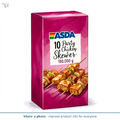 ASDA 10 Party Sticky Chicken Skewer 180g