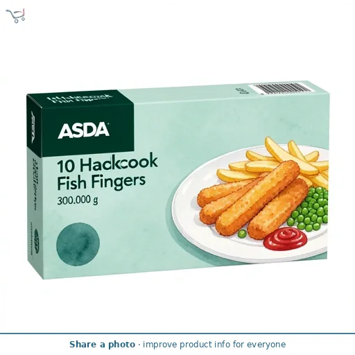 ASDA 10 Haddock Fish Fingers 300g