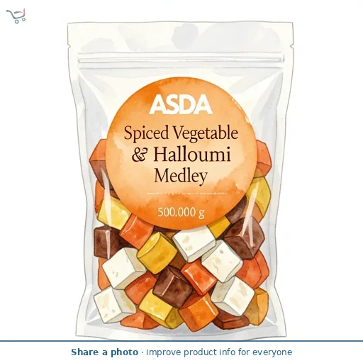 ASDA Spiced Vegetable & Halloumi Medley 500g