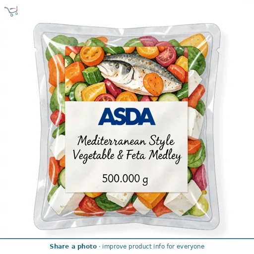ASDA Mediterranean Style Vegetable & Feta Medley 500g