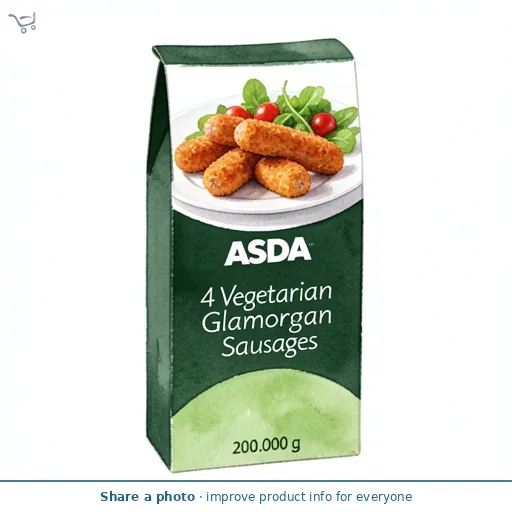 ASDA 4 Vegetarian Glamorgan Sausages 200g