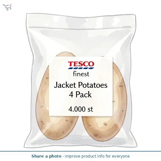Tesco Finest Jacket Potatoes 4 Pack