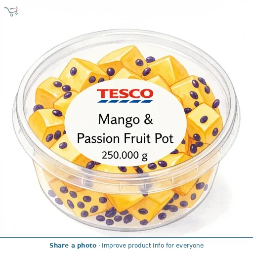 Tesco Mango & Passion Fruit Pot 250g