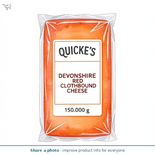 QUICKE'S DEVONSHIRE RED CLOTHBOUND CHEESE 150g