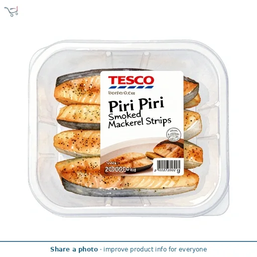 Tesco Piri Piri Smoked Mackerel Strips 200G