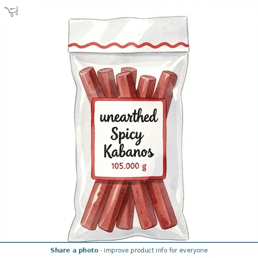 Unearthed Smoky & Spicy Kabanos 105G