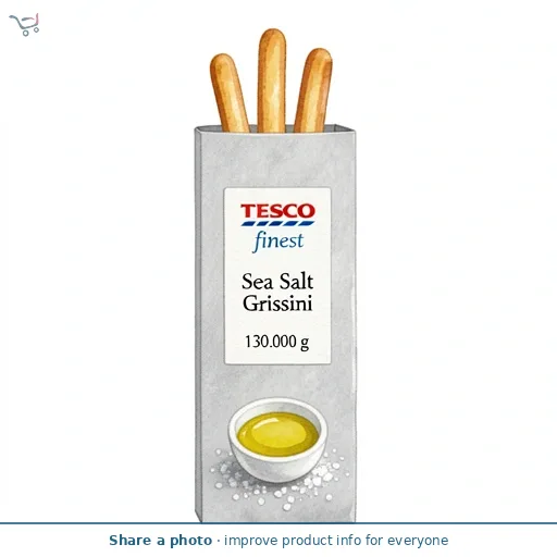 Tesco Finest Sea Salt Grissini 130g