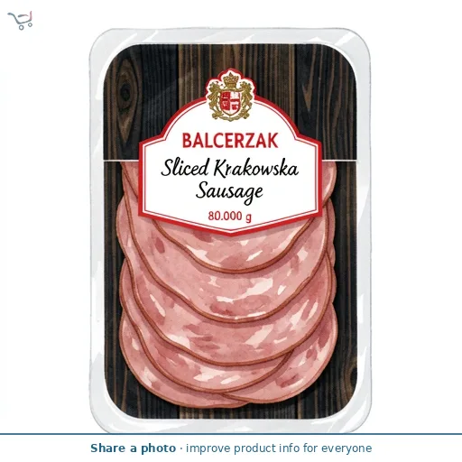 Balcerzak Sliced Krakowska Sausage 80g