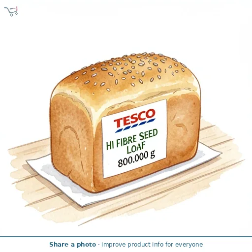 Tesco Hi Fibre Seed Loaf 800G