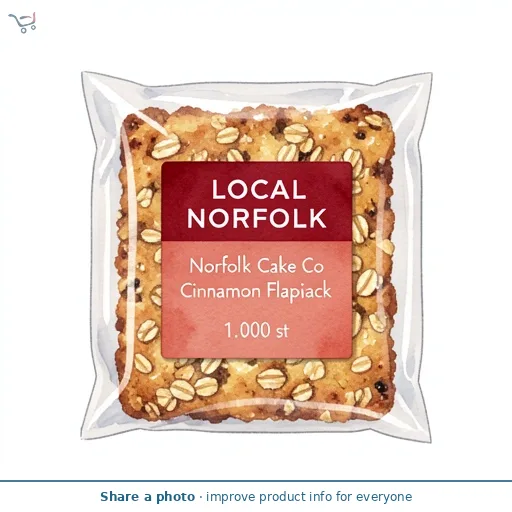 Norfolk Cake Co Cinnamon Flapjack
