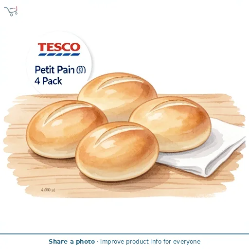 Tesco Petit Pain 4 Pack