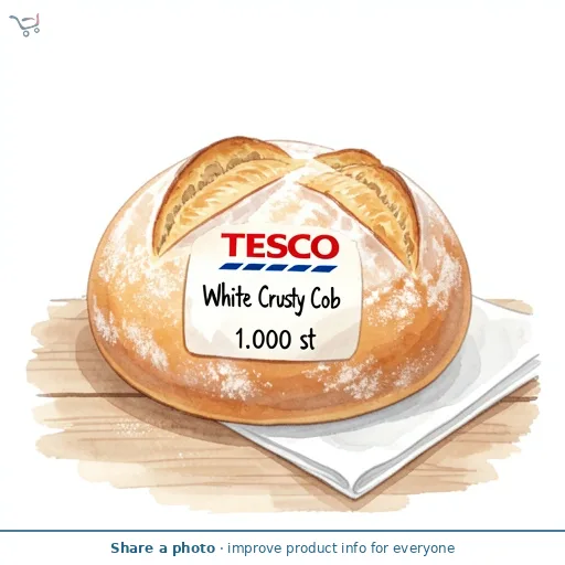 Tesco White Crusty Cob