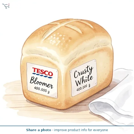Tesco Crusty White Bloomer 400G
