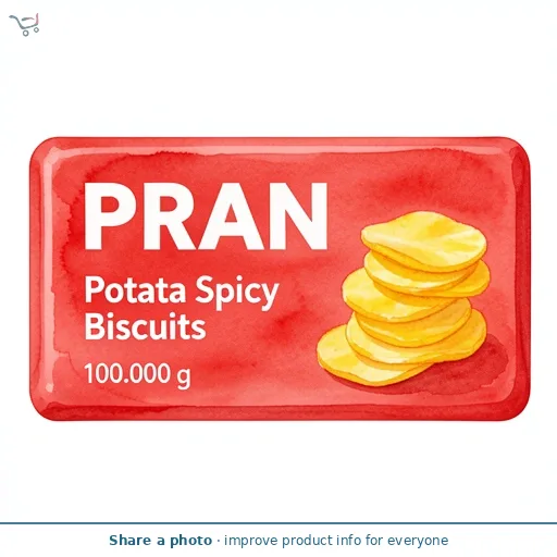 Pran Potata Spicy Biscuits 100g
