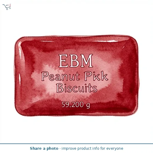 EBM  Peanut Pik Biscuits 59.2g