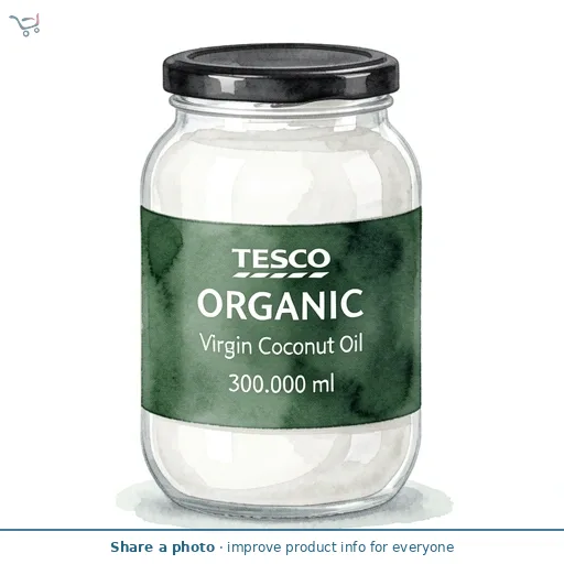 Tesco Organic Virgin Coconut Oil 300Ml