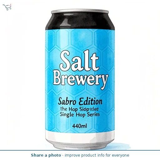 Salt Brewery Sabro Edition the Hop Single Hop Series 440ml