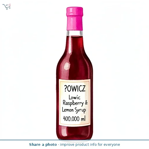 Lowicz Raspberry & Lemon Syrup 400Ml
