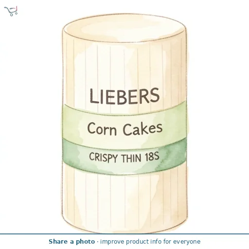 Liebers Corn Cakes Crispy Thin 18S 84G