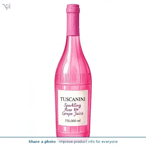 Tuscanini Sparkling Rose Grape Juice 750ml