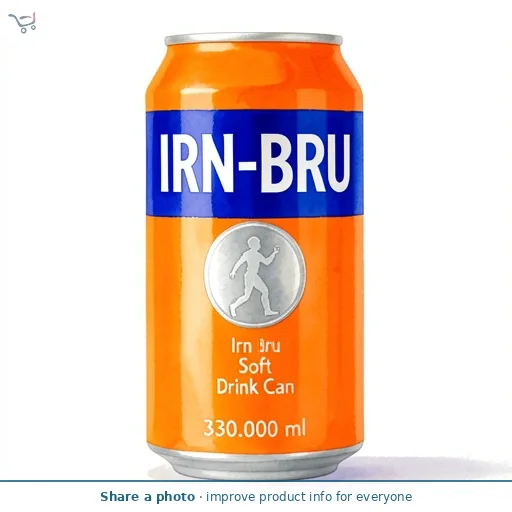 Irn Bru Soft Drink Can 330ml