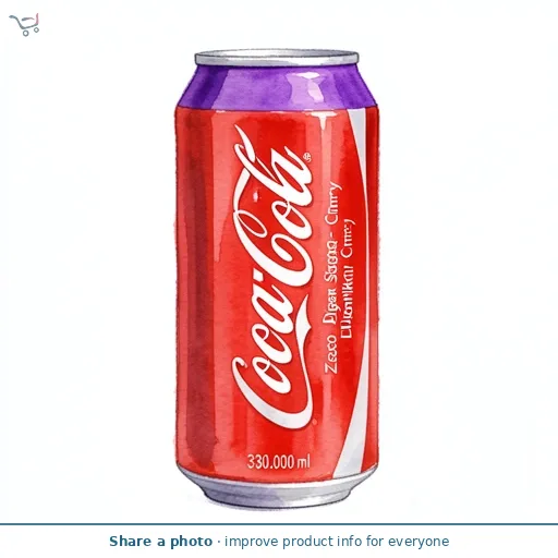 Coca-Cola Zero Sugar Cherry 330ml