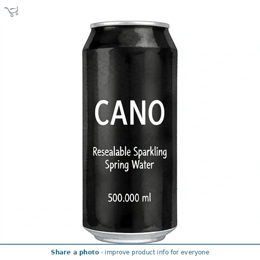 Cano Resealable Sparkling Spring Water 500ml