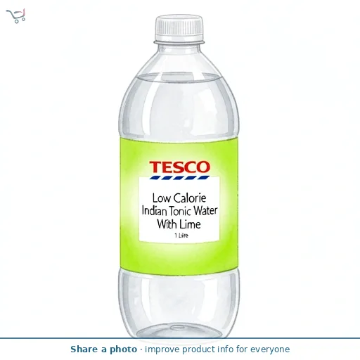Tesco Low Calorie Indian Tonic Water With Lime 1 Litre