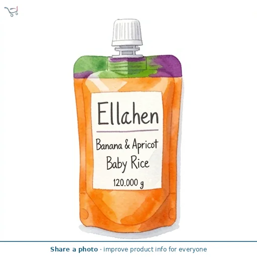 Ella's Kitchen Banana & Apricot Baby Rice 120G