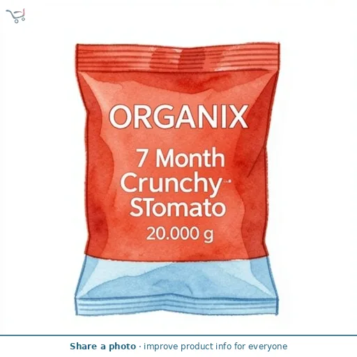 Organix 7 Month Crunchy Slices Tomato 20G
