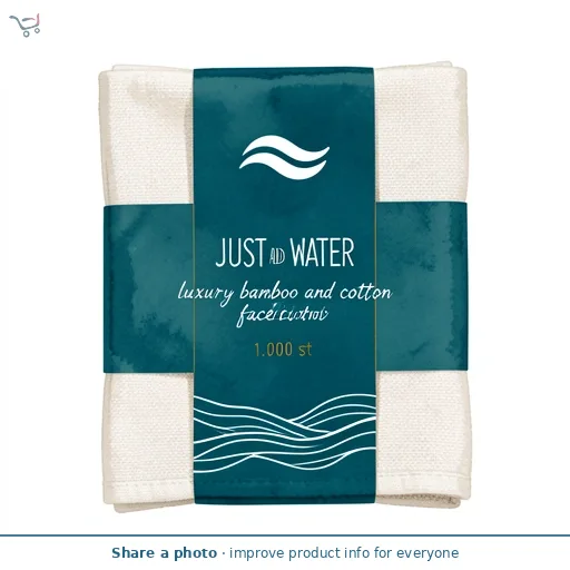 Just Add Water luxury bamboo and cotton facecloth