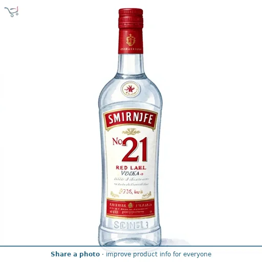 Smirnoff No.21 Red Label Vodka 35cl