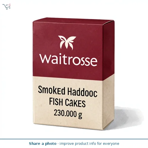 Waitrose Frozen 2 Smoked Haddock Fish Cakes