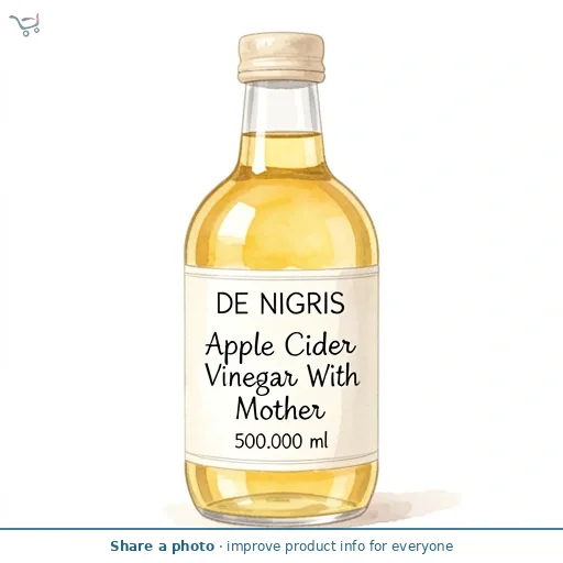 De Nigris Apple Cider Vinegar With Mother 500ml
