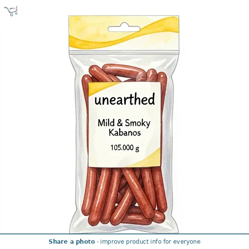 Unearthed Mild & Smoky Kabanos 105G