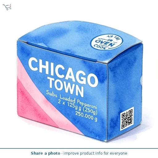 Chicago Town Subs Loaded Pepperoni Pizza 2 x 125g (250g)