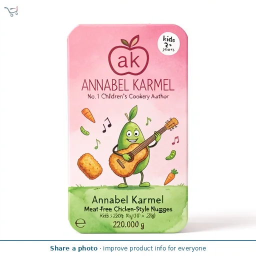 Annabel Karmel Meat-Free Chicken-Style Nuggets Kids 3+ Years 220g (10 x 22g)