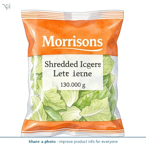Morrisons Shredded Iceberg Lettuce 130g
