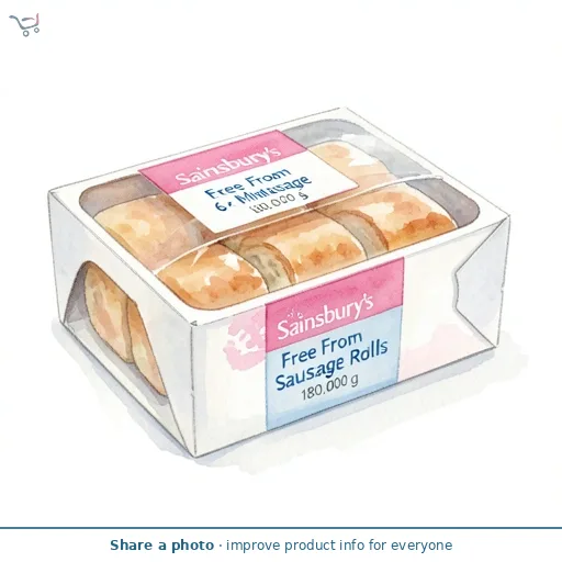 Sainsbury's Free From 6 x Mini Sausage Rolls 180g