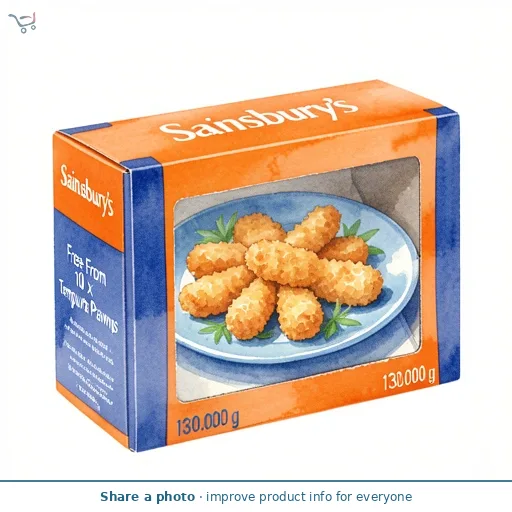 Sainsbury's Free From 10 x Tempura Prawns 130g