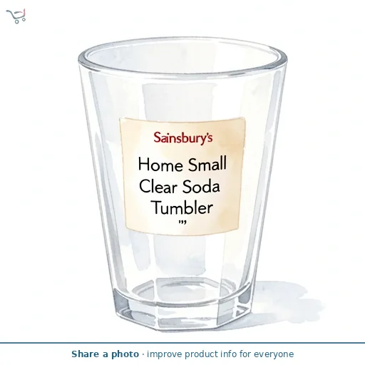 Sainsbury's Home Small Clear Soda Tumbler