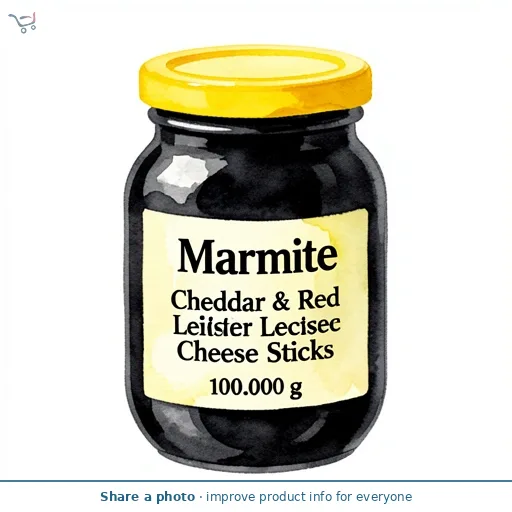 Marmite Cheddar & Red Leicester Cheese Sticks 100g