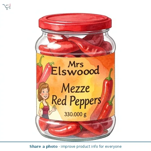 Mrs Elswood Mezze Red Peppers 330g