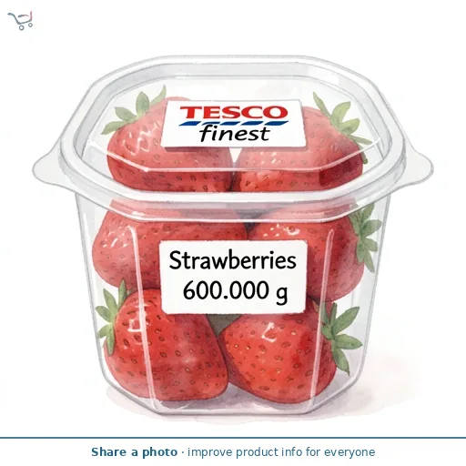 Tesco Finest Strawberries 600G